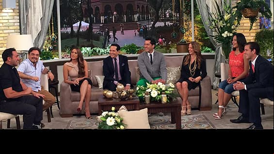 ¡El elenco de La Vecina en HOY!
