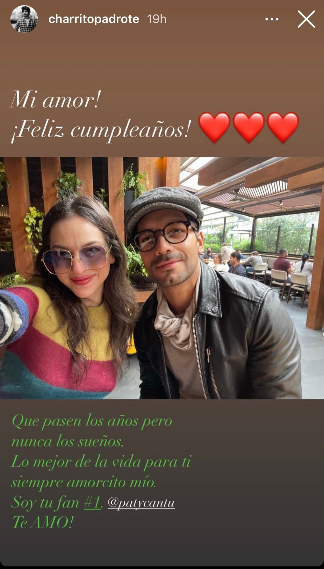 Instagram: @charritopadrote