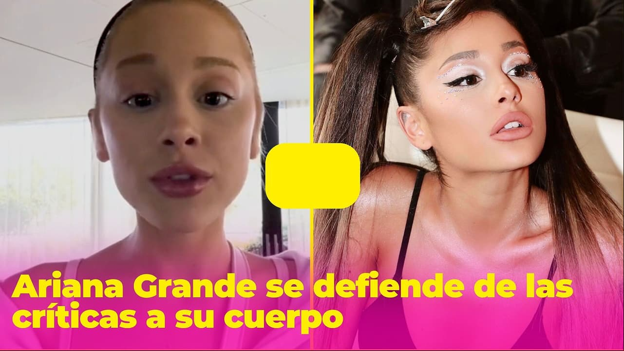 Ariana Grande se defiende de las críticas a su cuerpo: sus últimas fotos preocuparon a sus fans