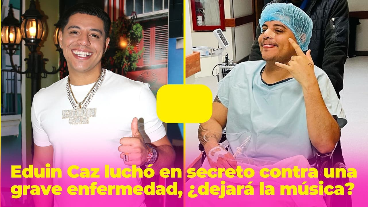 Eduin Caz luchó en secreto contra una terrible enfermedad, ¿dejará la música para siempre?