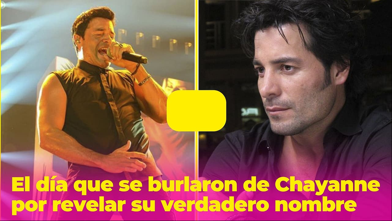 El día que se burlaron de Chayanne por revelar su verdadero nombre