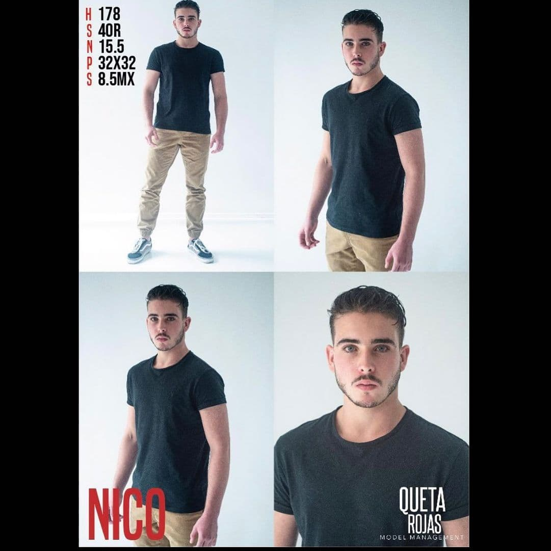 Nico Legarreta es un joven quien se dedica al modelaje, forma parte de una de las agencias más destacadas como Queta Rojas.