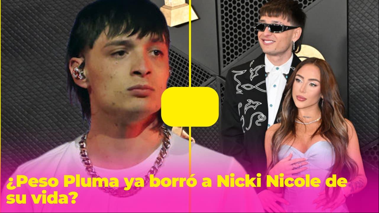 ¿Peso Pluma ya borró a Nicki Nicole de su vida? El cantante tomó esta drástica decisión