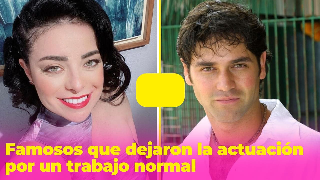 Famosos que dejaron la actuación por un trabajo normal y ahora son más felices
