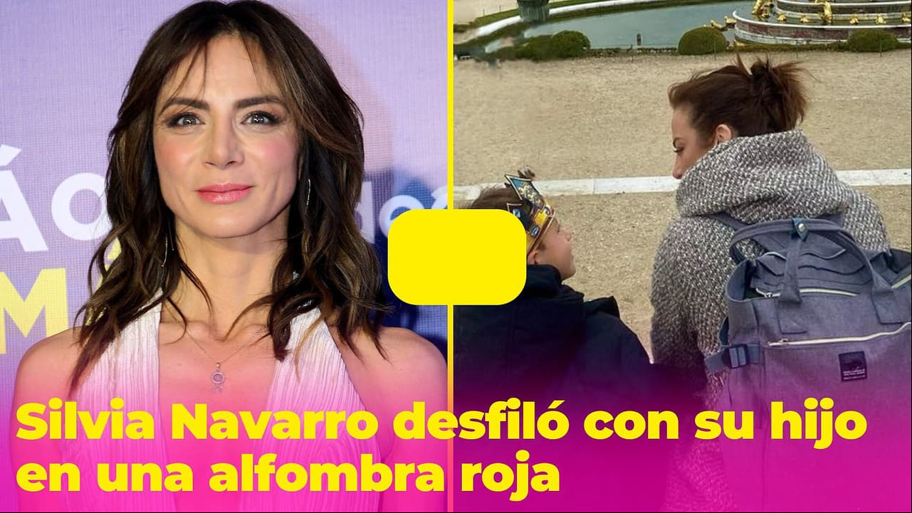 Silvia Navarro deja ver a su hijo como pocas veces y sorprende lo mucho que se parece a ella