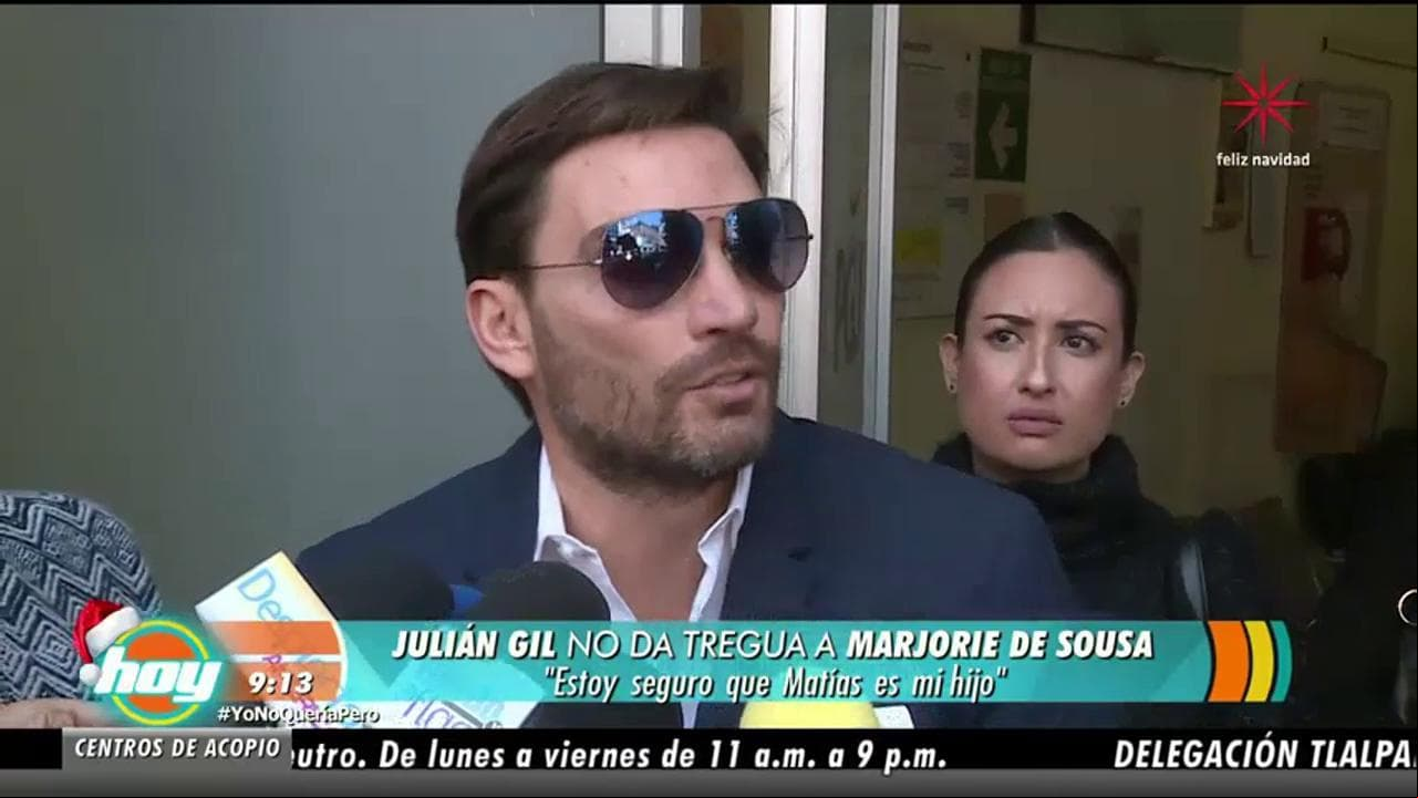 Julián Gil exige prueba de ADN a Marjorie de Sousa