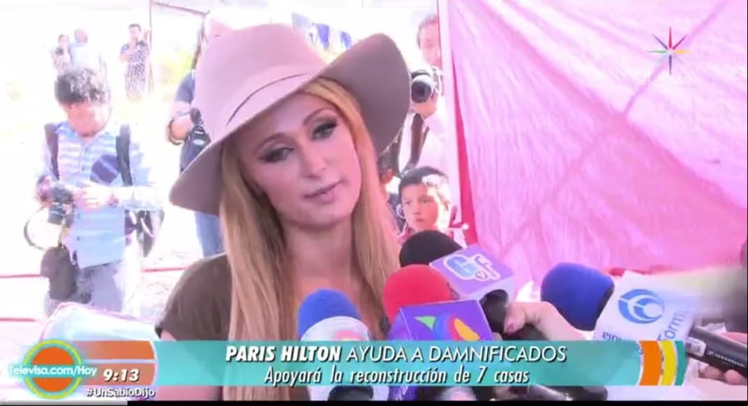 ¡PARIS HILTON AYUDARÁ A RECONSTRUIR 7 CASAS EN XOCHIMILCO!