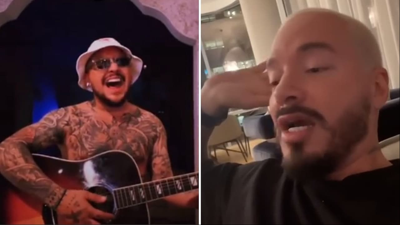 ¿Christian Nodal lanza adelanto de su canción contra J Balvin?