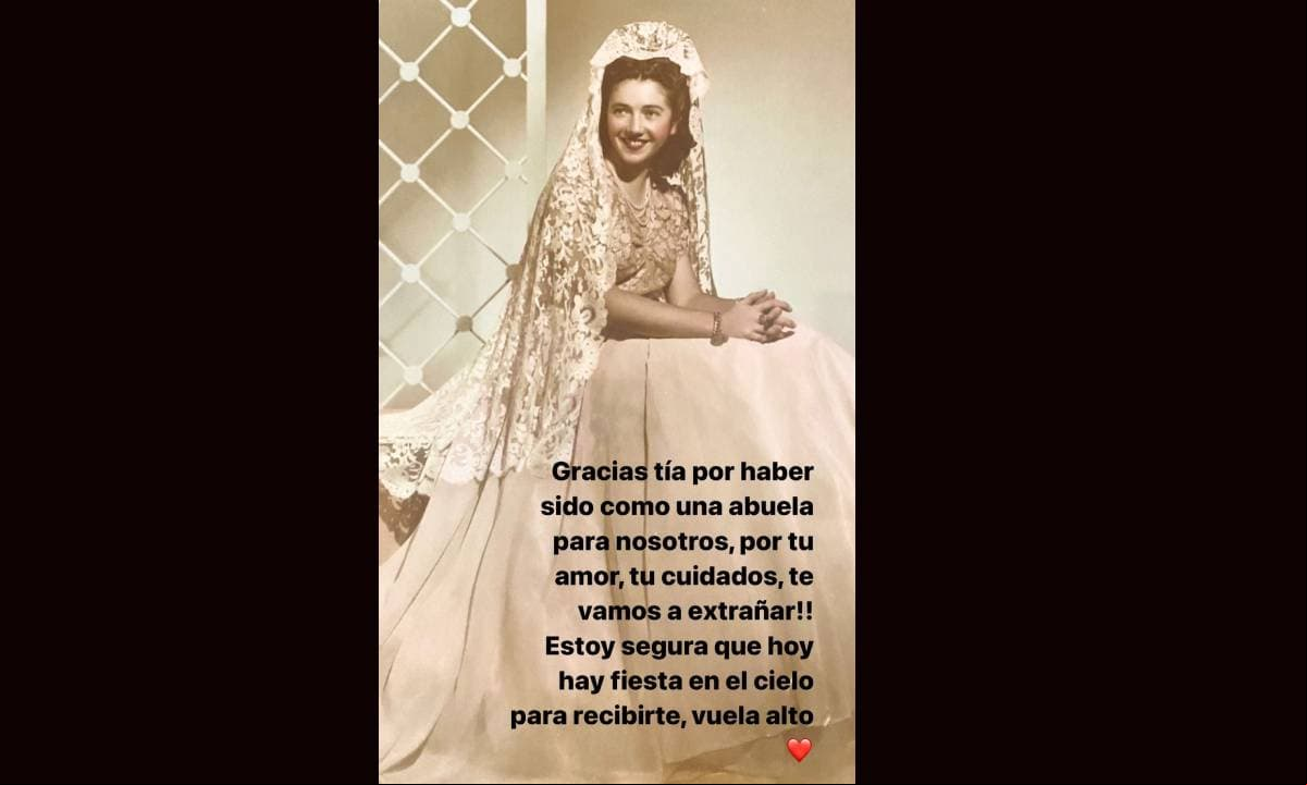 Ingrid Martz acompañó sus estremecedoras palabras con una emotiva foto