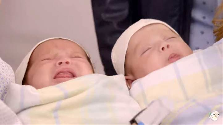 También en "Míster Chambitas" apareció un par de gemelos bebés.