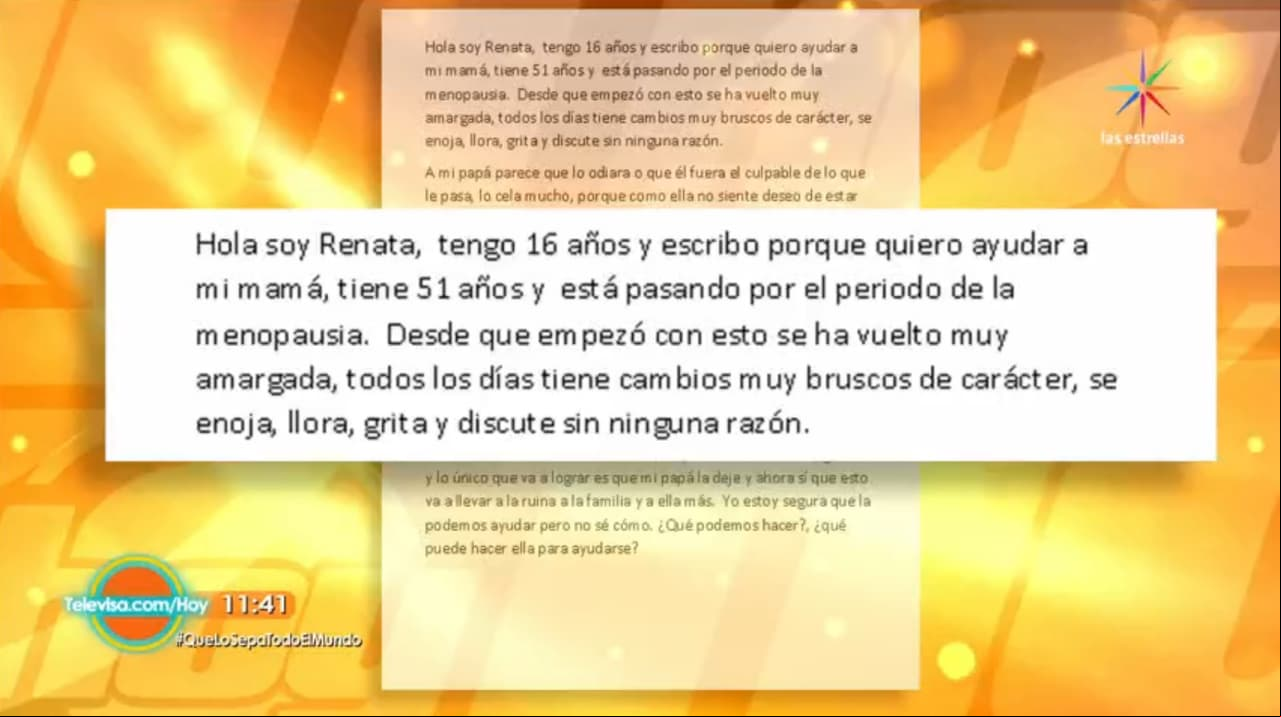 Confesiones: ¡Ayuda! mi madre está atravesando la menopausia