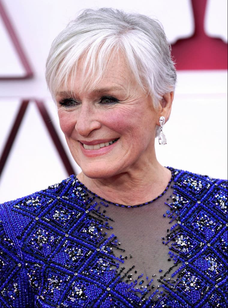 LOS ANGELES, CALIFORNIA – APRIL 25: Glenn Close attends the 93rd Annual Academy Awards at Union Station on April 25, 2021 in Los Angeles, California. (Photo by Chris Pizzelo-Pool/Getty Images)