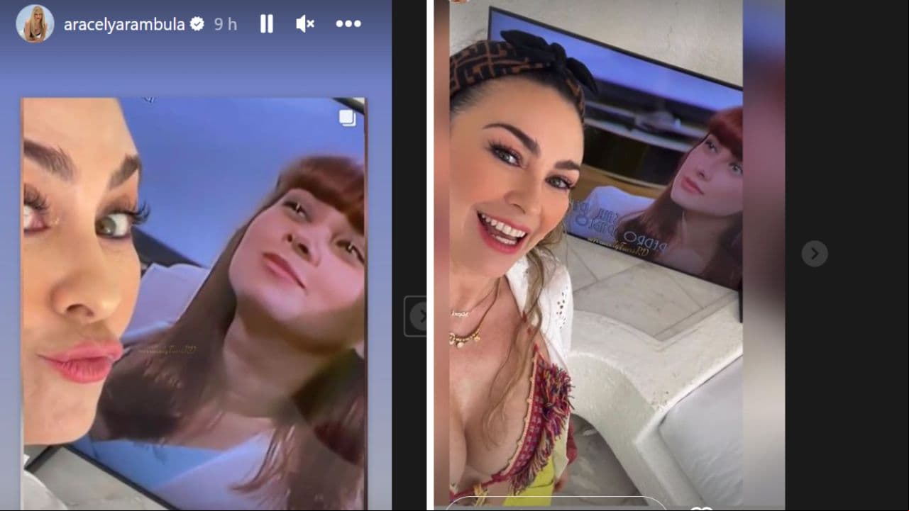 Aracely Arámbula reacciona a la retransmisión de Soñadoras