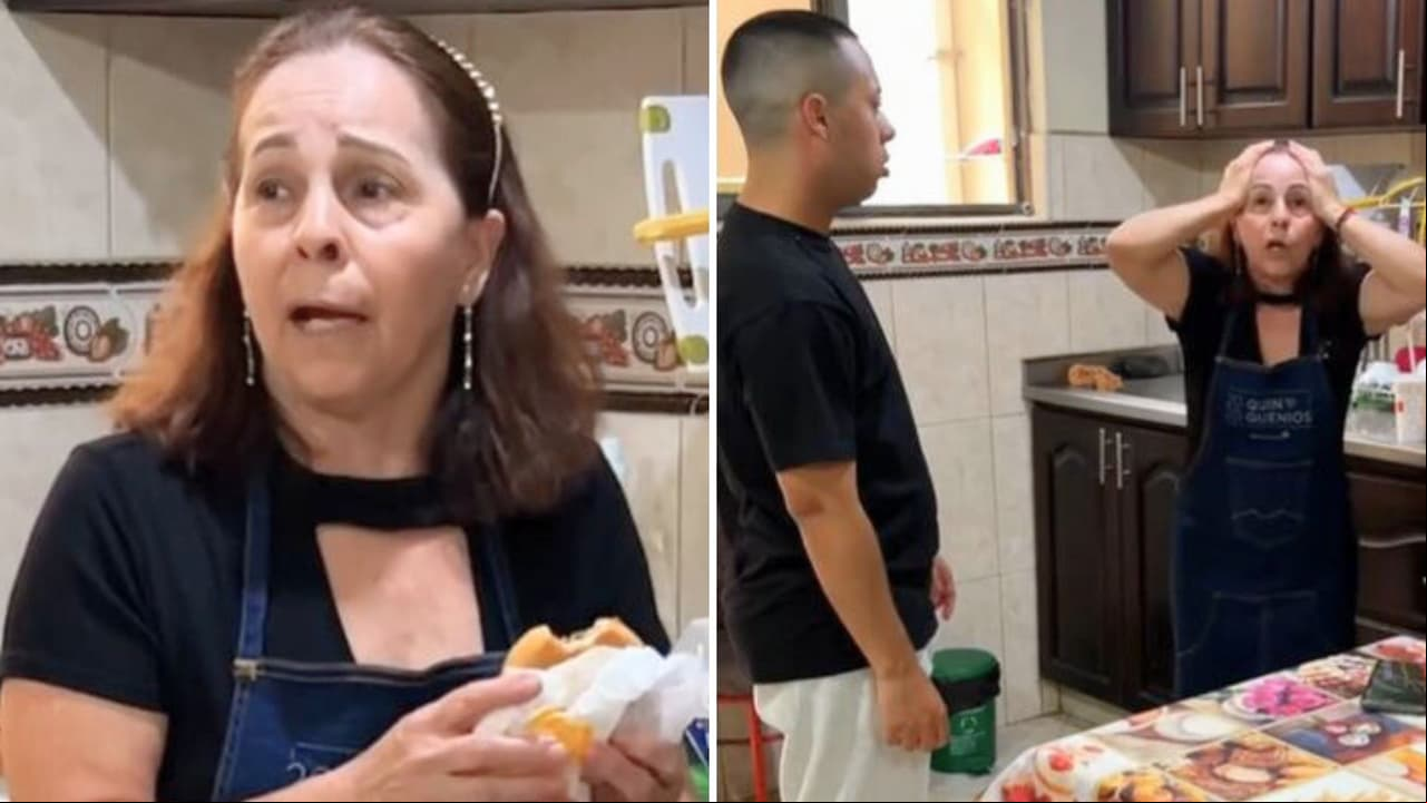 Tiktoker le juega broma a su mamá