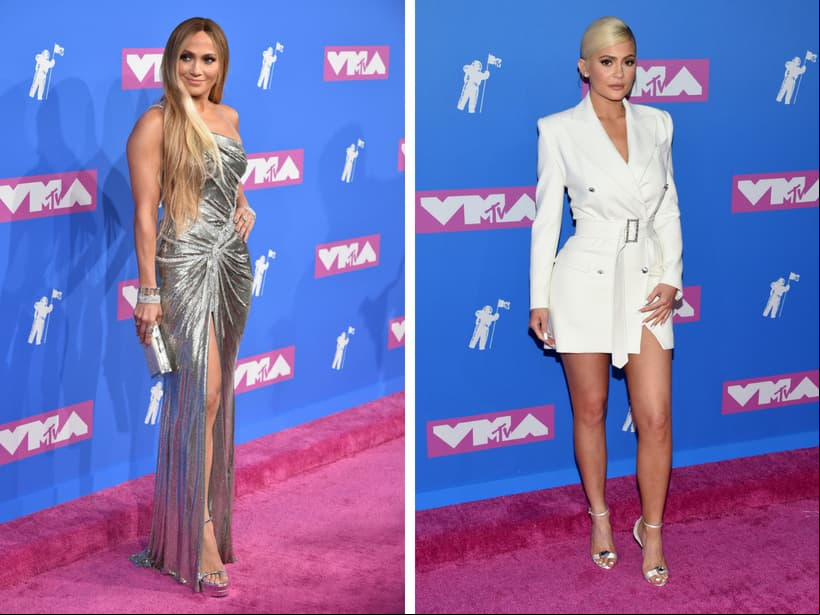 Jennifer Lopez y Kylie Jenner fueron algunas de las famosas que lucieron increíbles looks en los Premios MTV Video Music Awards 2018. ¡Checa la galería!