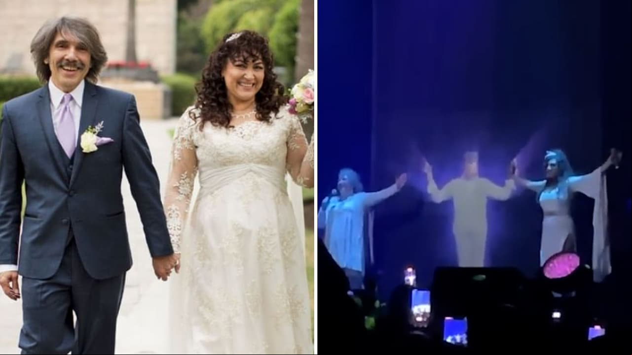 Diego Verdaguer reaparece como holograma y estremece a Amanda Miguel