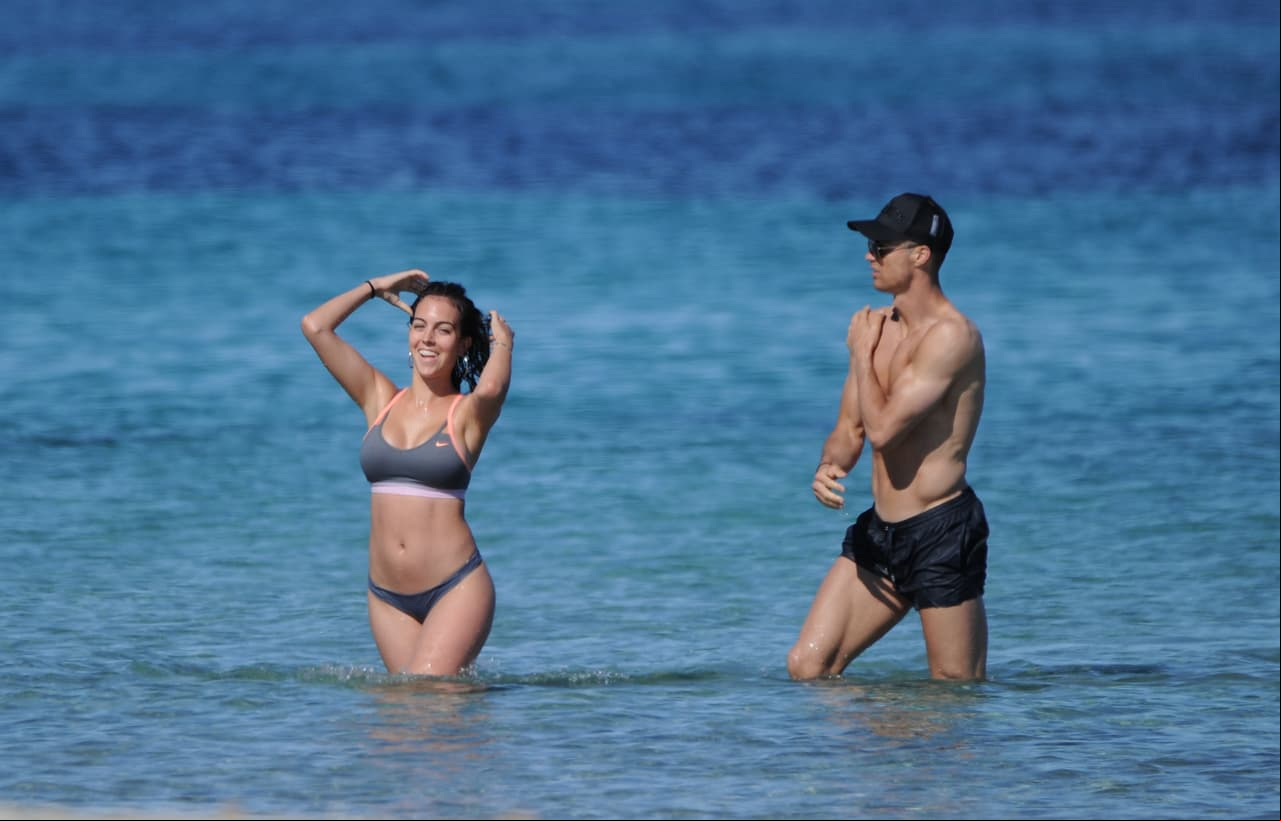 Cristiano Ronaldo y Georgina Rodríguez, la pareja más hot de Ibiza