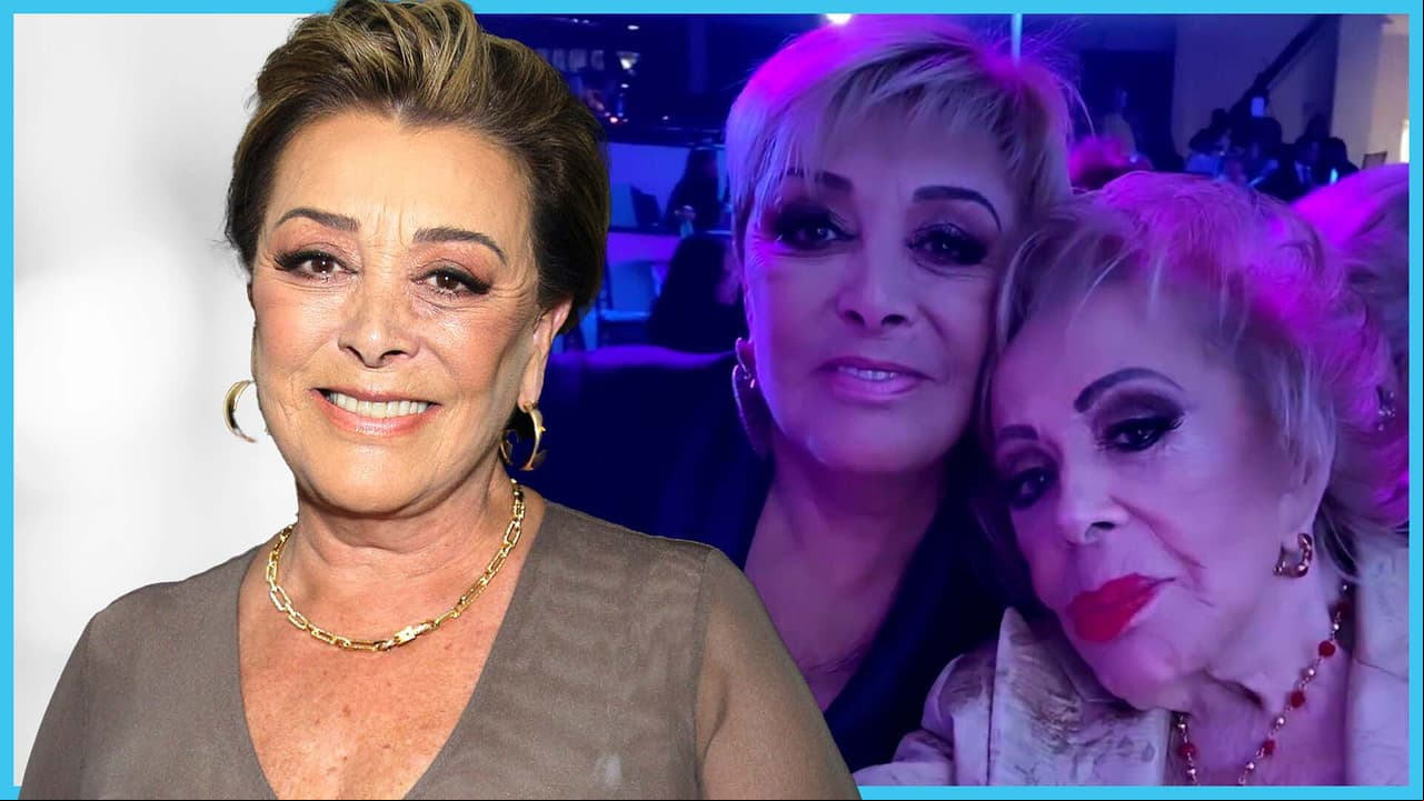 Sylvia Pasquel recibe premio y le da tremendo beso a su mamá Silvia Pinal