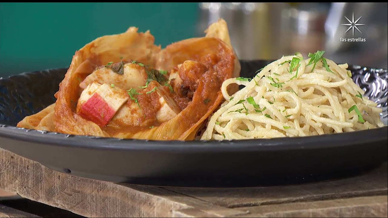 Receta diferente: Mixiotes de mariscos