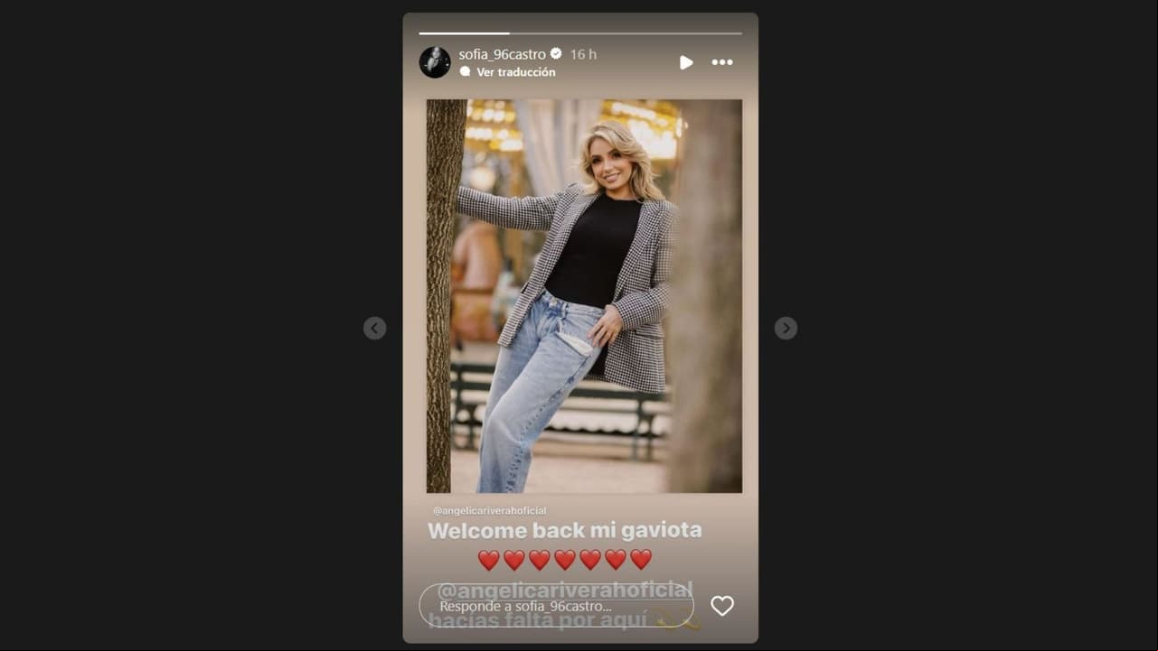 Sofía Castro da la bienvenida su mamá en redes sociales.