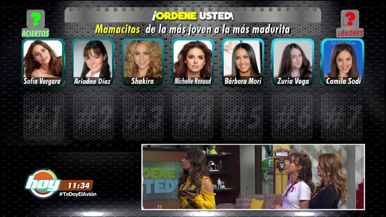 ¡Ordene Usted del más joven al más madurito!