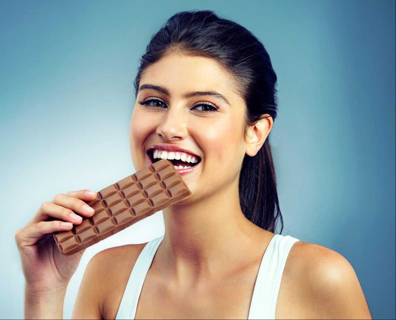 Baja de peso comiendo chocolate