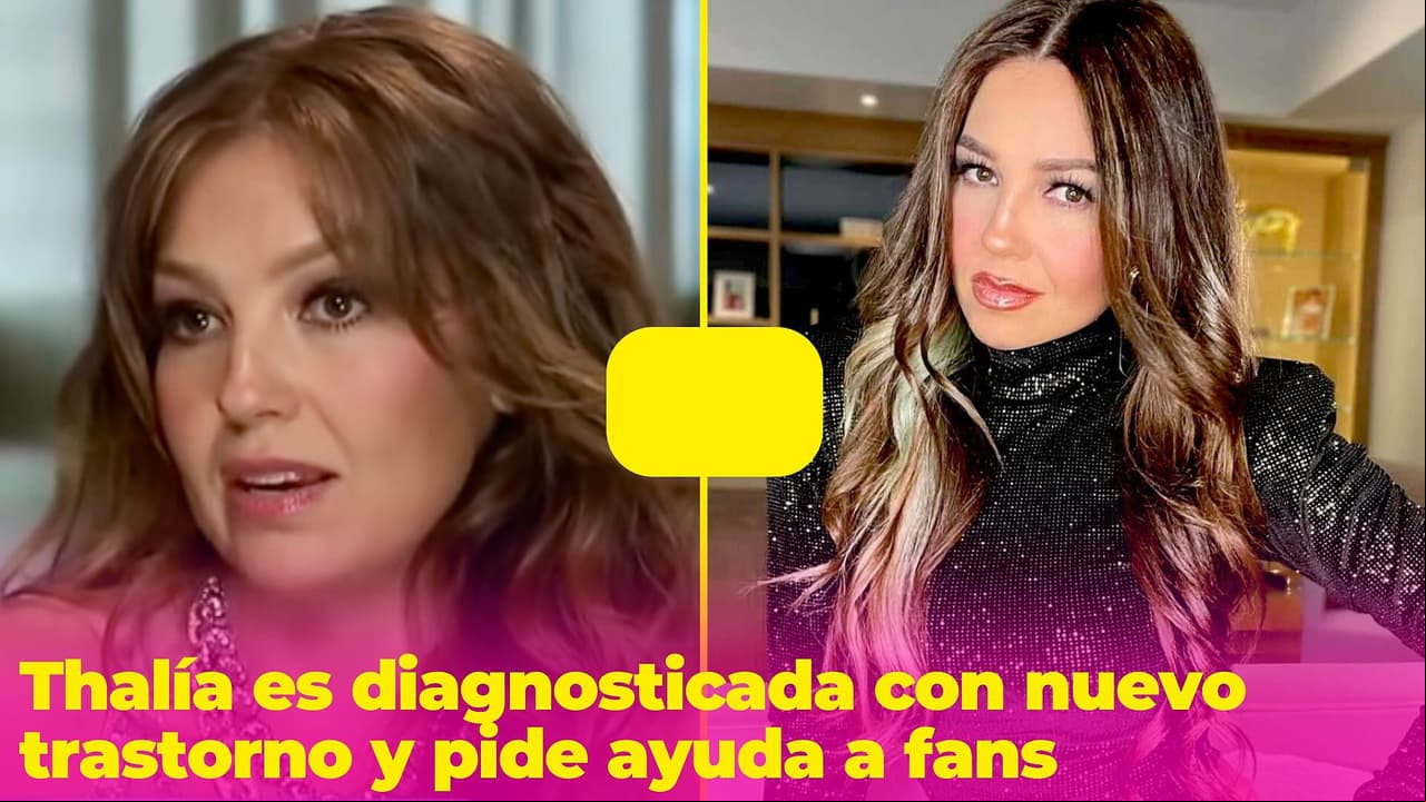 Thalía hace un emotivo llamado de auxilio luego de ser diagnosticada con nuevo trastorno