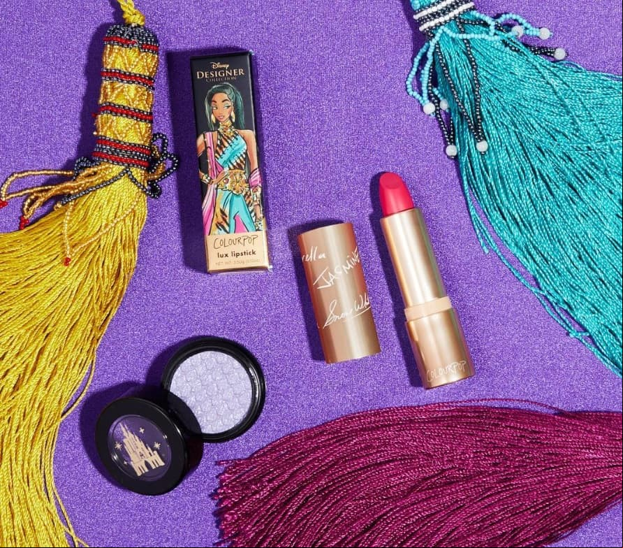 Disney unió fuerzas con la marca Colourpop para lanzar la colección de maquillaje