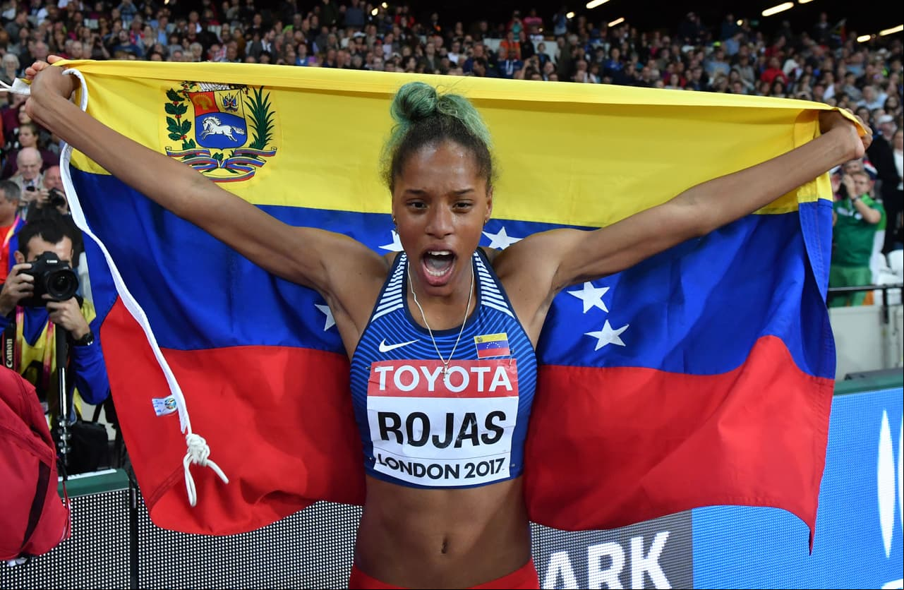 Yulimar Rojas, reina del atletismo y nominada a los Premios Univisión Deportes