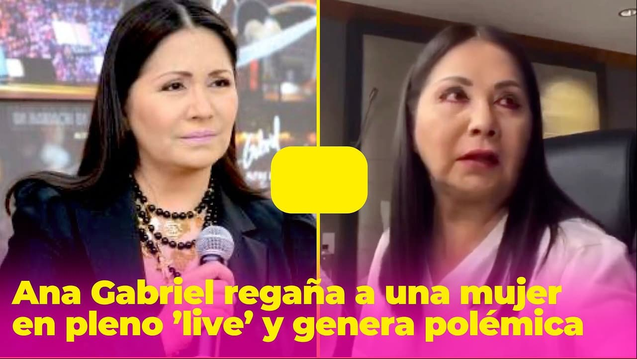 Ana Gabriel regaña a una mujer en pleno ’live’ y genera polémica por la forma en que la trató