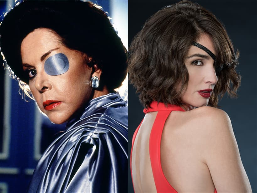 María Rubio interpretó a ‘Catalina Creel’ en las ficción original y ahora, la actiz de talla internacional Paz Vega encarna a la villana. 
<br>