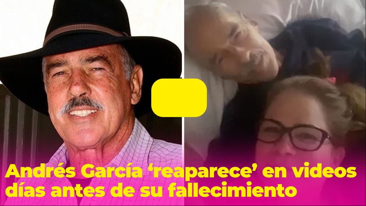 Video muestra los últimos días de Andrés García: los pasó rodeado de polémica por su testamento