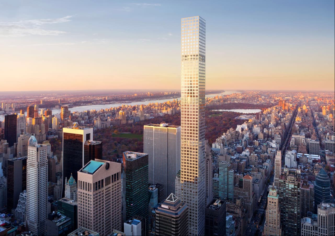 Es uno de los edificios residenciales más altos del mundo con 96 pisos. Se localiza en Park Avenue.