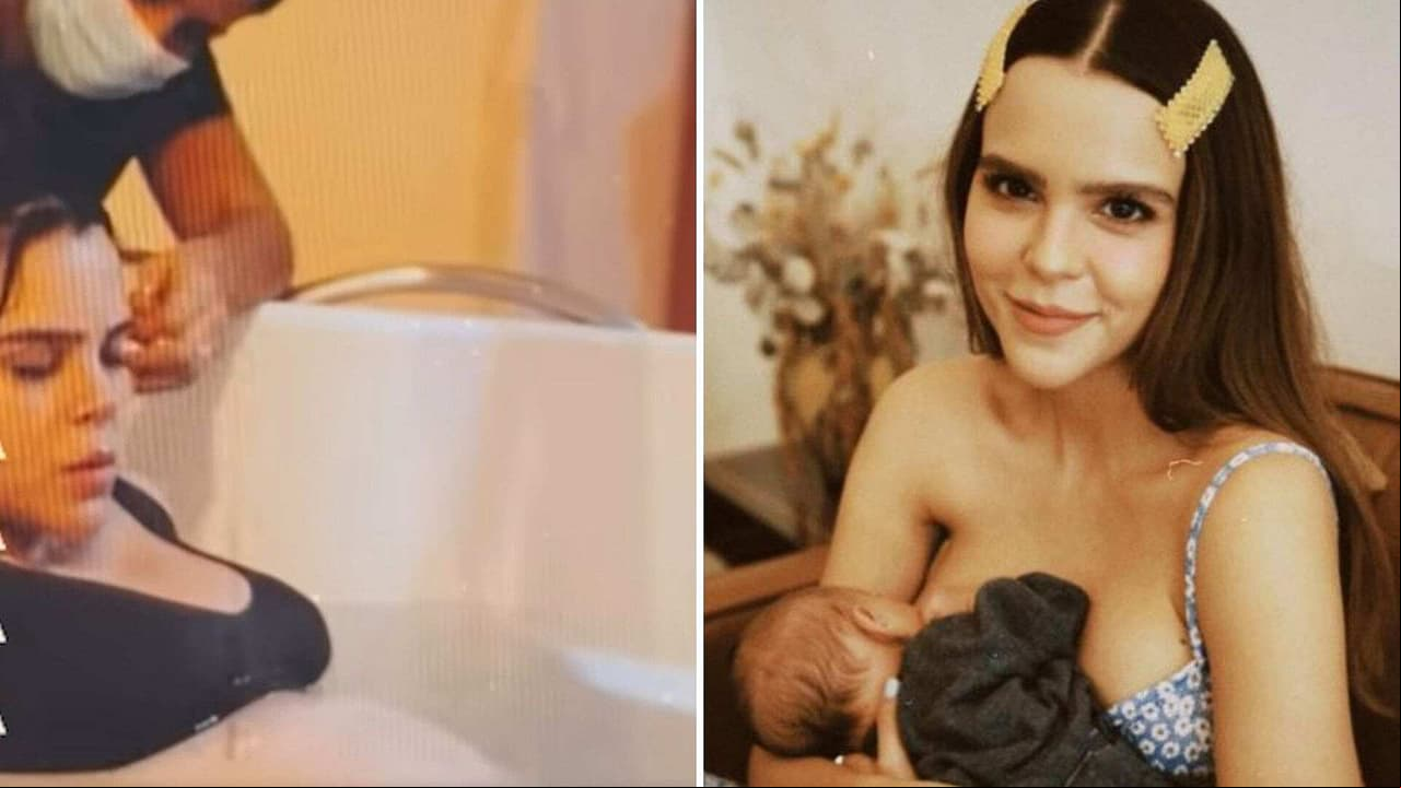 Yuya muestra por primera vez cómo fue su parto en agua