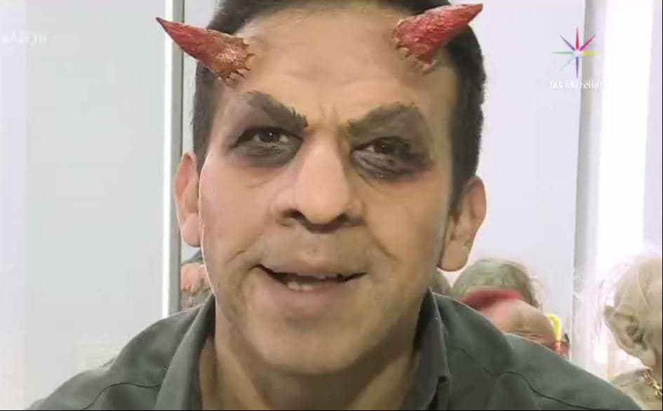 VIDEO: Roberto Mañón se convierte en un demonio. ¡Checa cómo lo hizo!