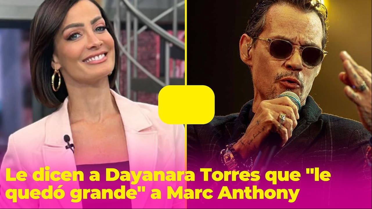 Dayanara Torres reacciona a las palabras de un irador: le dijo que "le quedó grande" a Marc Anthony