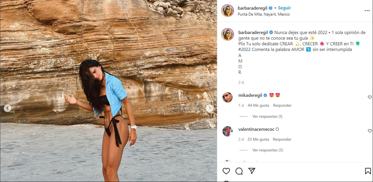 Bárbara de Regil en Punta Mita, Nayarit