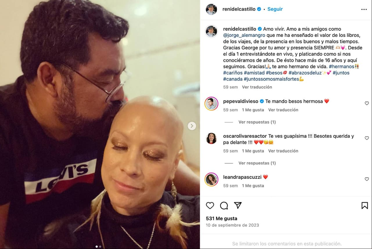Renata del Castillo ha compartido su estado de salud en sus redes.
