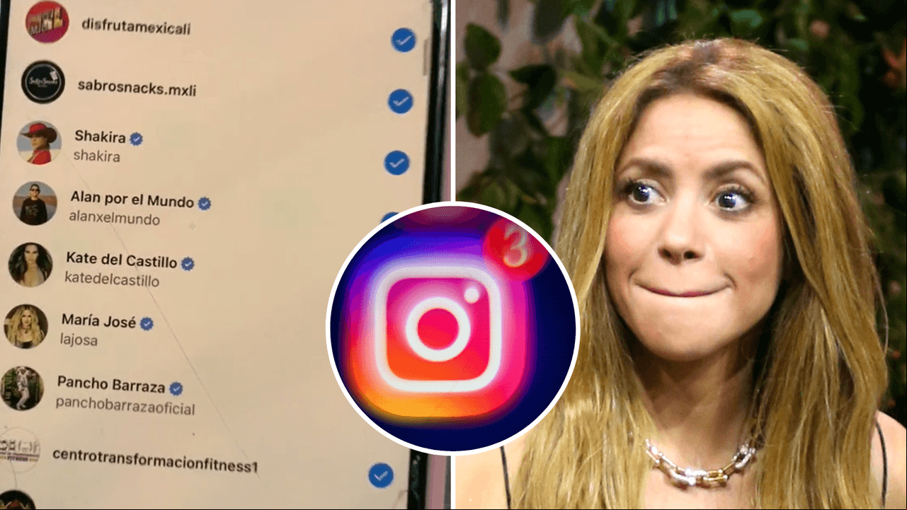 Mujer tiene a Shakira y otros famosos en ‘close friends’ de Instagram y su hijo se ríe de ella