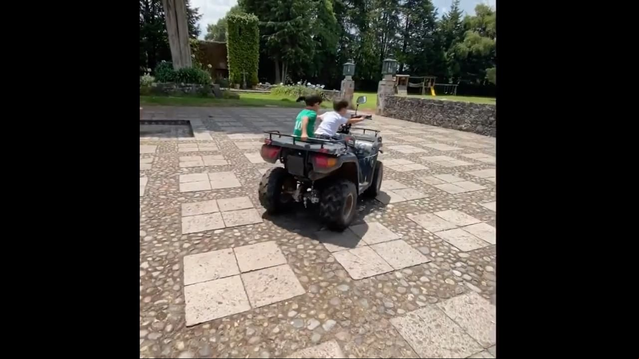 Manuel y Daniel, los gemelos de Biby Gaytán y Eduardo Capetillo, tienen un espacio dedicado solo para ellos y se trata de un área de juegos al aire libre.