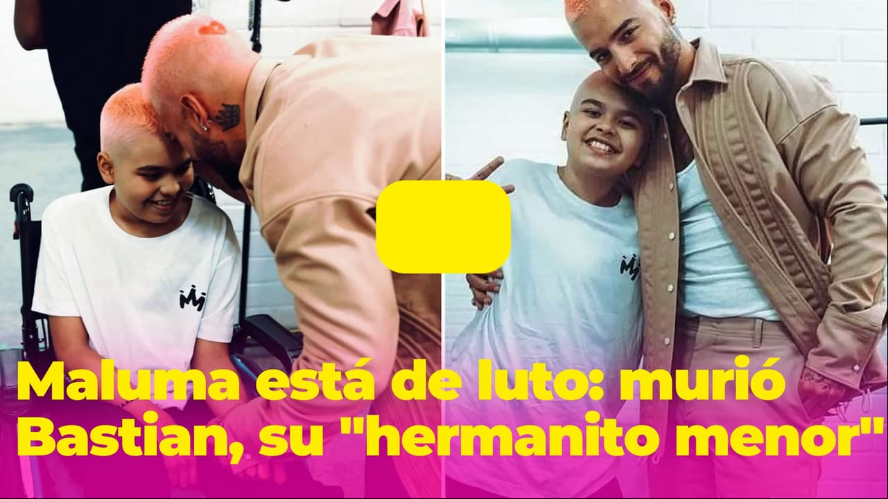 Maluma está de luto: murió Bastian, el niño que consideraba su "hermanito menor"