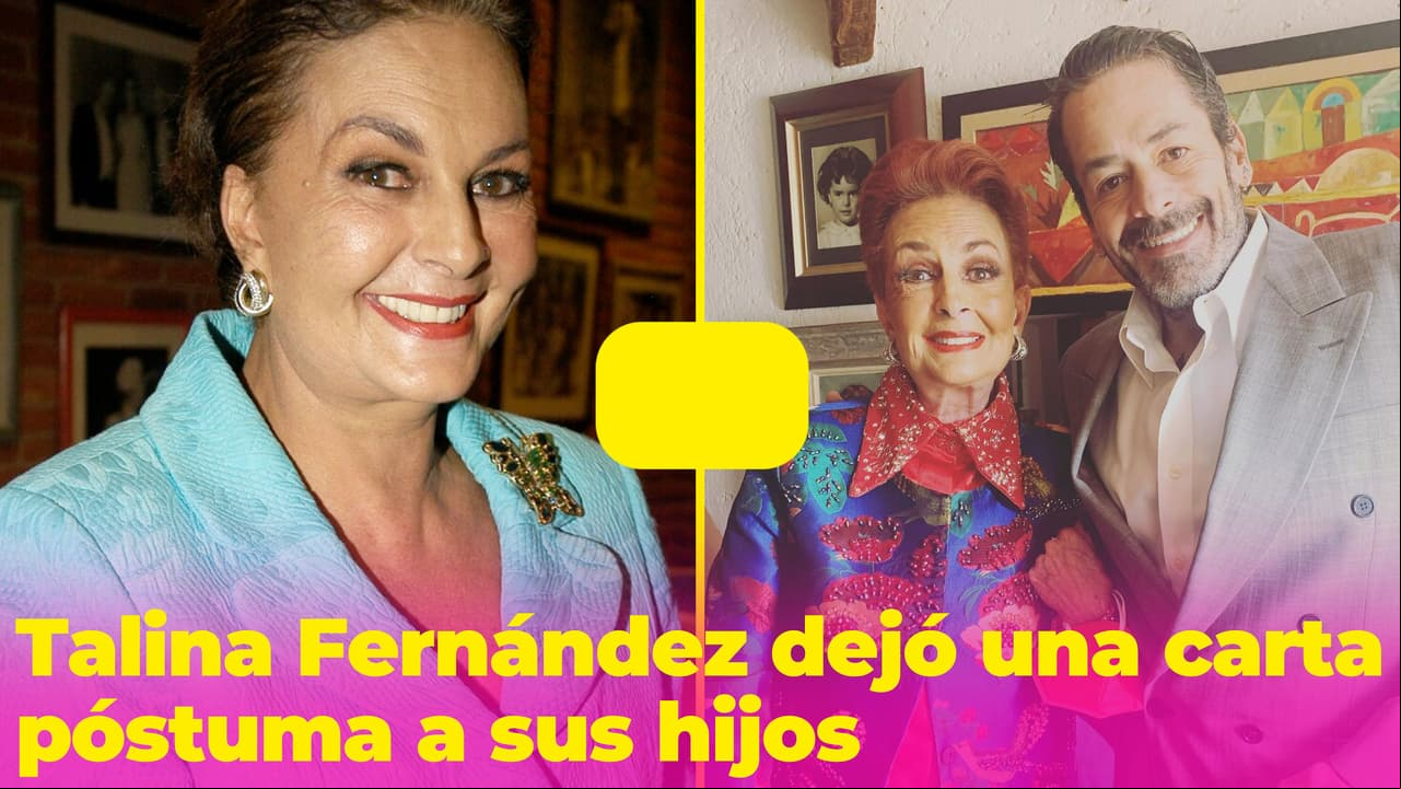 ¿Qué dice la carta que Talina Fernández le escribió a sus hijos antes de morir?
