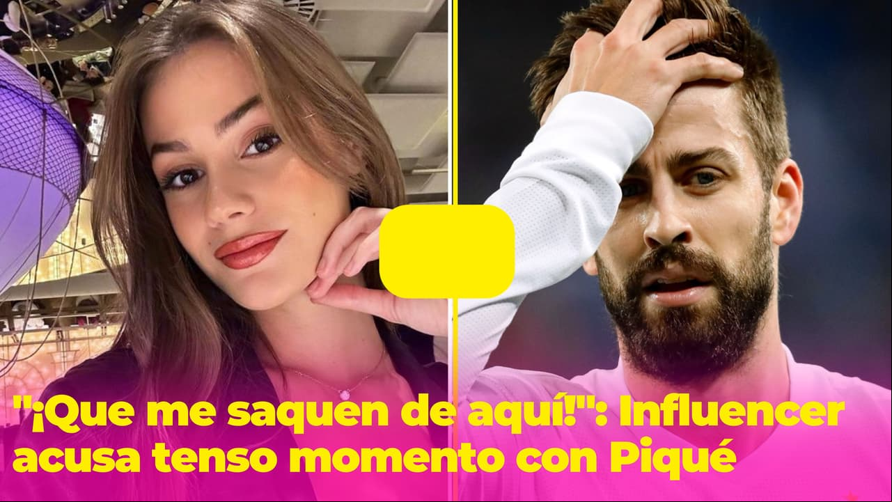 "¡Que me saquen de aquí!": 'Influencer' viajó en el auto de Piqué y asegura que fue angustiante