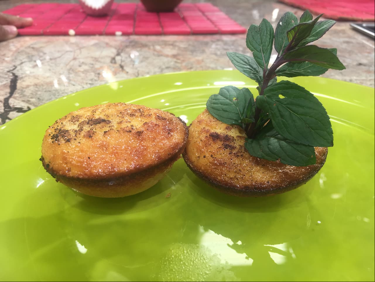 Pastelitos de elote y amaranto