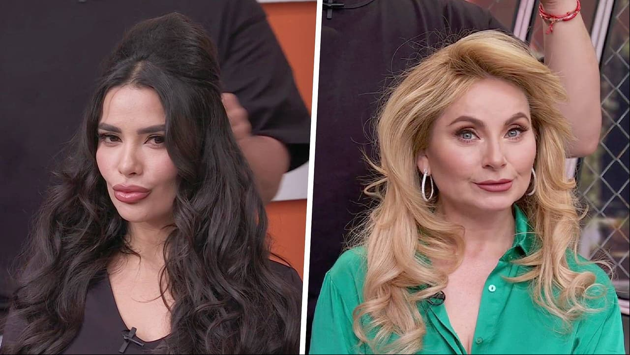 Elizabeth Álvarez y Dania Méndez prueban la moda de peinados con volumen