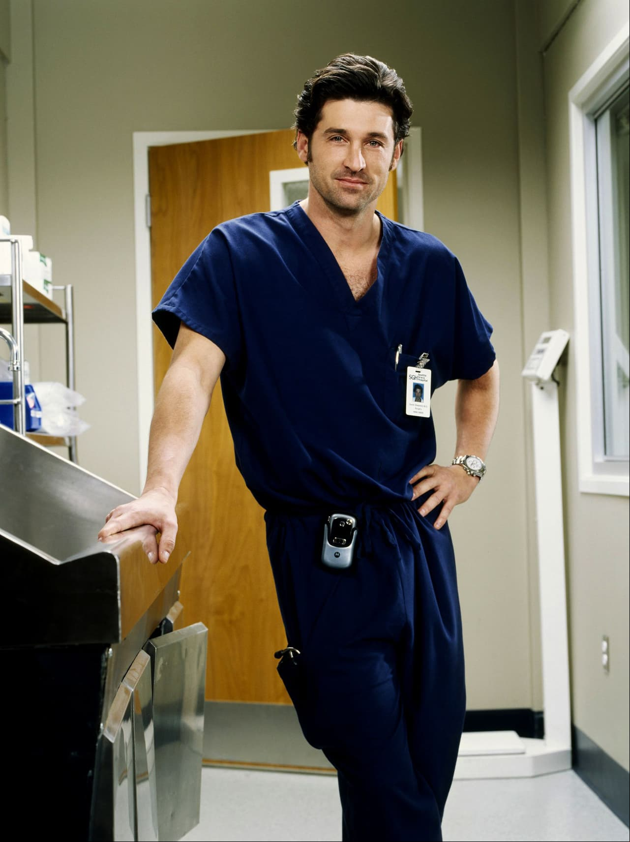 Cuando Patrick Dempsey audicionó estaba aterrado por Shonda Rhimes, creadora del show, debido a su expresión tan fría (FOTO: ABC)