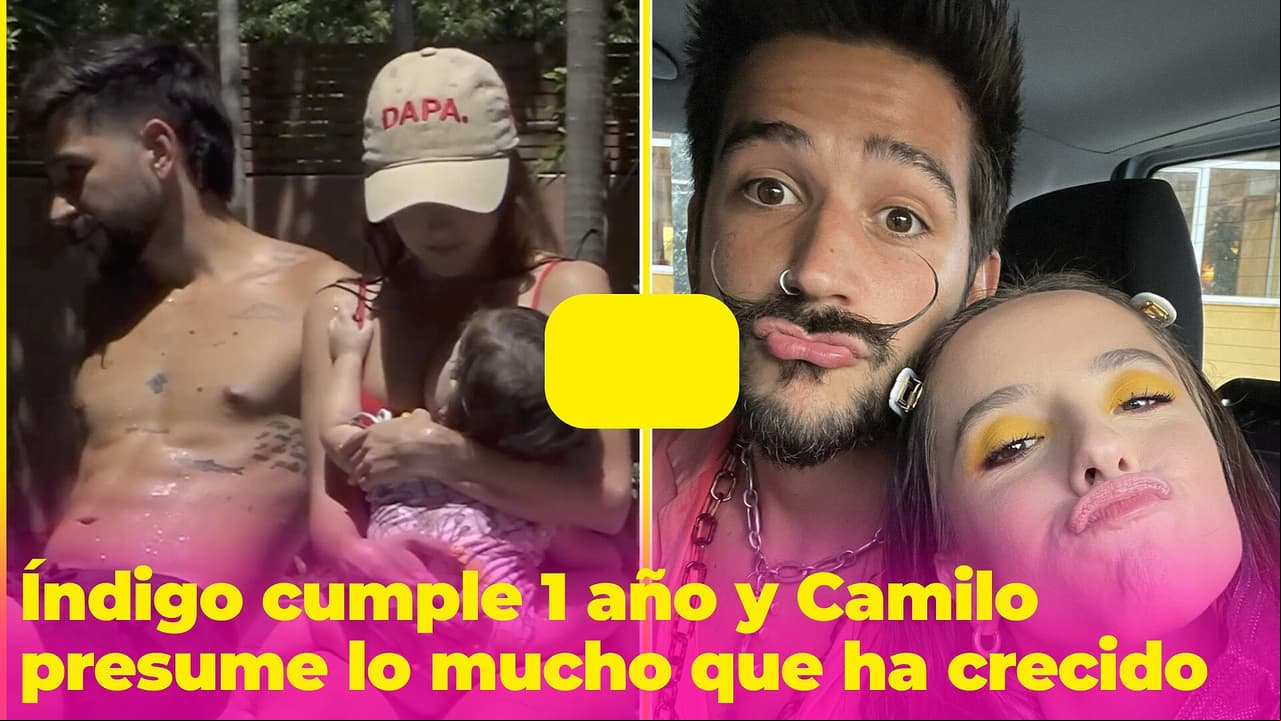Camilo y Evaluna están de fiesta por el cumpleaños de Índigo: presumen cuánto ha crecido