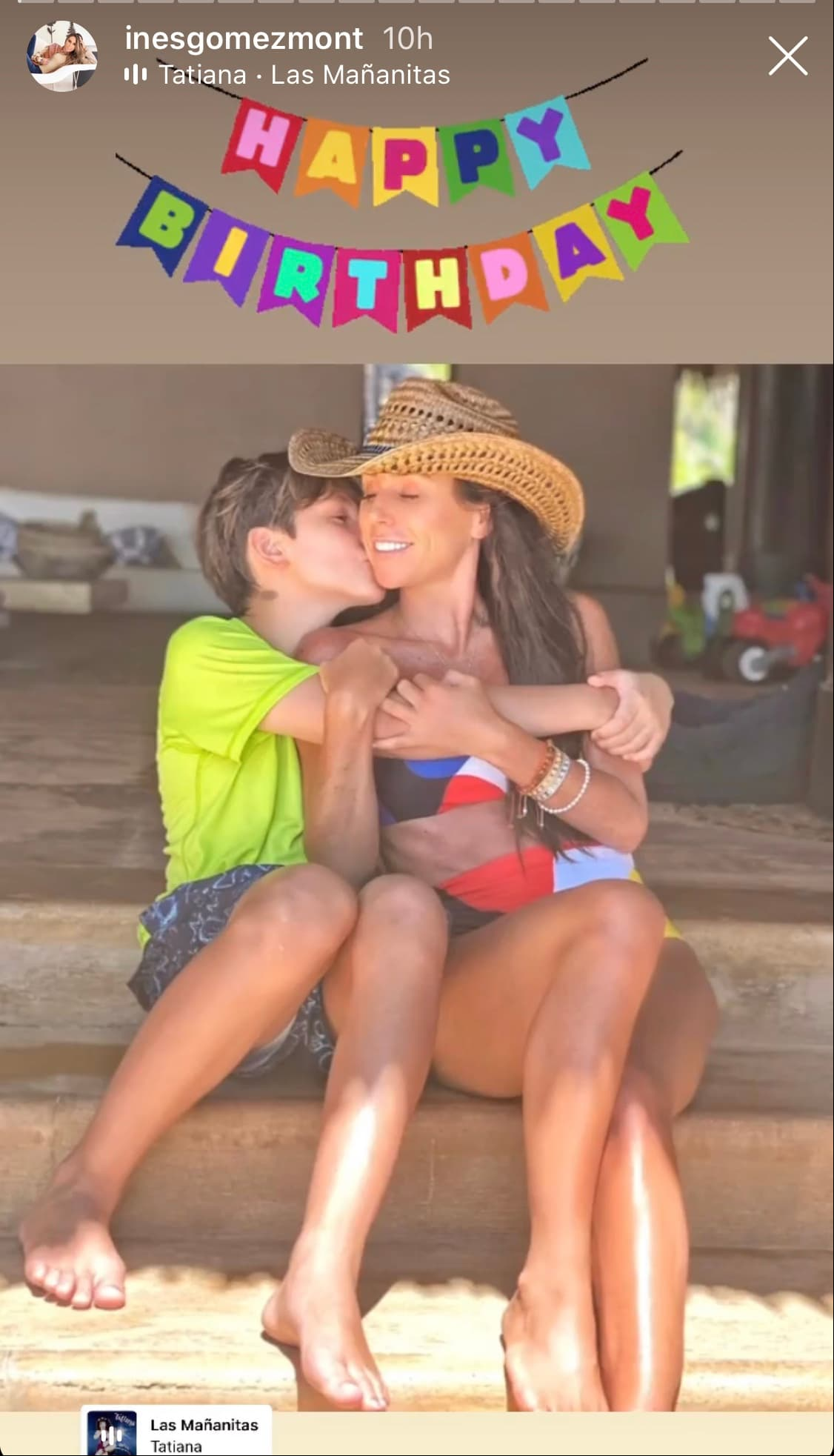 Precisamente, el pasado lunes 9 de noviembre, con motivo del doceavo cumpleaños del pequeño, la ojizarca utilizó sus redes para felicitarlo, pues, como lo aclaró, él se encontraba festejando con su mamá.