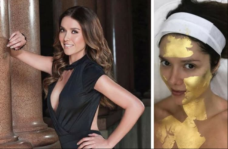 Marlene Favela y su mascarilla de 24K para rejuvenecer su rostro