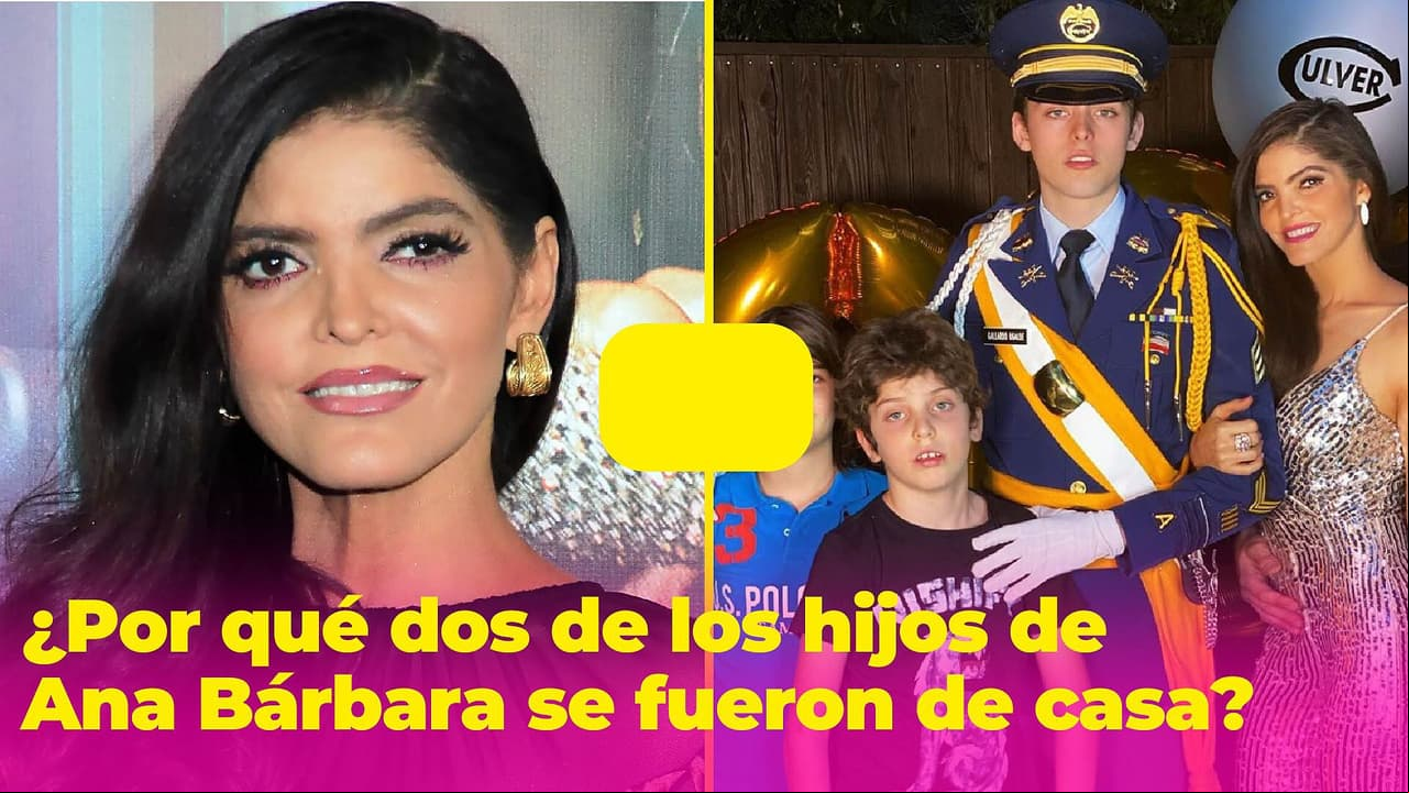 Ana Bárbara ya no vive con dos de sus hijos, ¿no se llevaban bien con su novio?